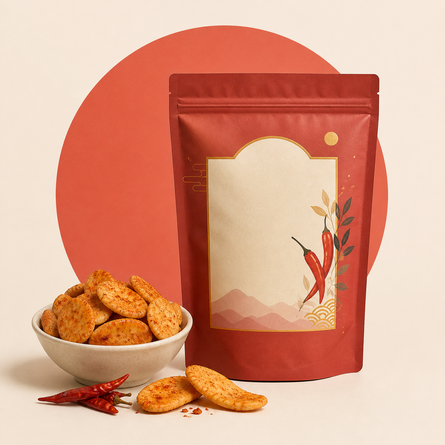 Spicy Rice Crackers